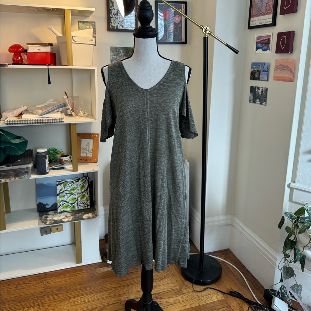 Sanctuary Cutout Sleeve Dress